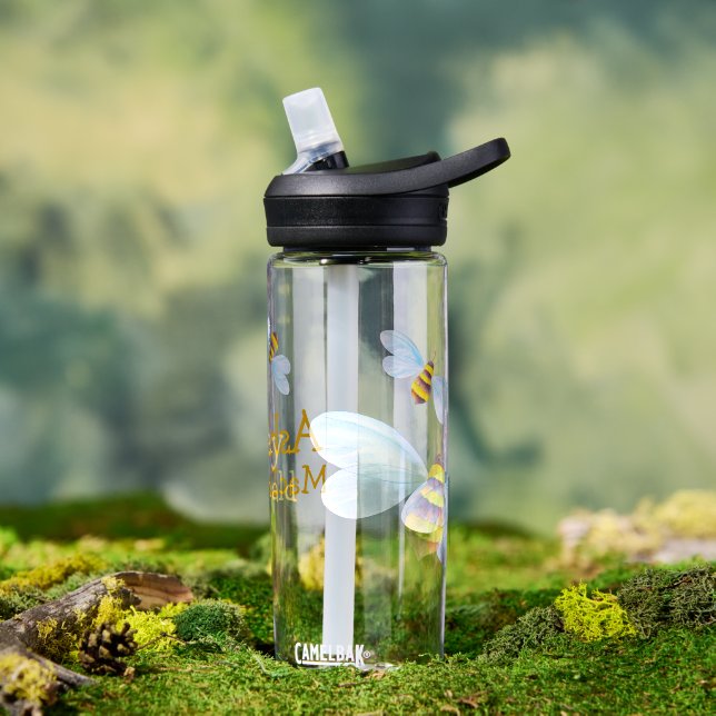 Bouteille D'eau Jolie bumble volant abeille enfants boissons boute (Extérieur)