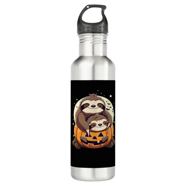 Bouteille D'eau Jolie famille de paresseux T-shirt Essential (Devant)