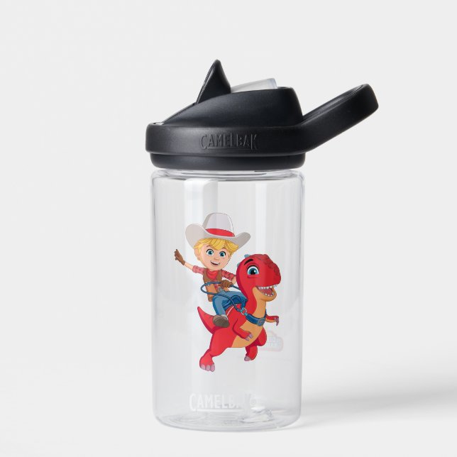 Bouteille D'eau Jon et Blitz | Dino Ranch (Gauche)