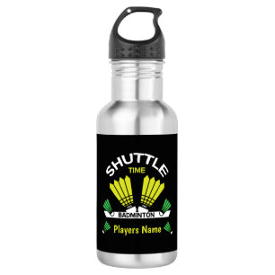 Bouteille D'eau Joueur de Badminton Battledore Sports