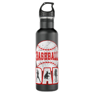 Bouteille D'eau Joueur de baseball papa