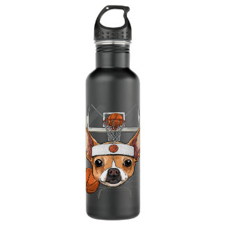 Bouteille D'eau Joueur de basket-ball Amoureux de les chiens du Ch