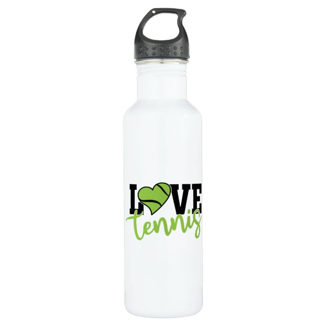 Bouteille D'eau Joueur de tennis | Love Tennis (Devant)