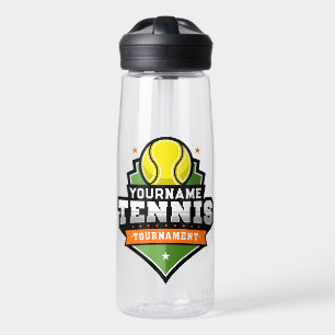 Bouteille D'eau Joueur de tennis personnalisé NOM Tournoi de Varsi
