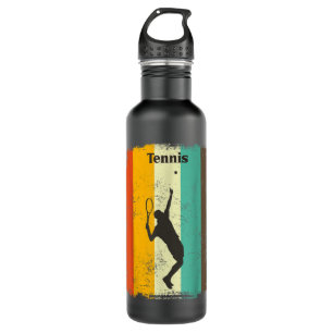 Bouteille D'eau Joueur de tennis T Retro les années 70 Vintage Ten