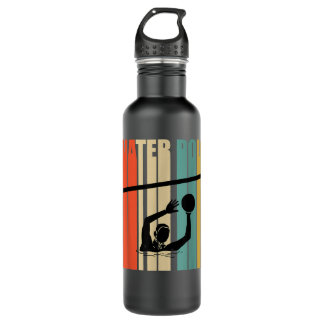 Bouteille D'eau Joueur Waterpolo Retro Vintage Water Polo Joueurs