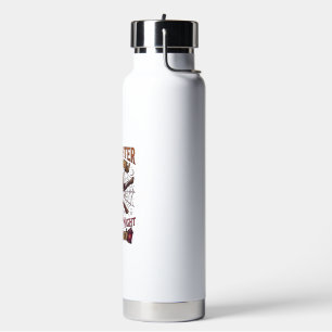 Bouteille D'eau Jour de pompier Sorcière de nuit Casque de Hallowe