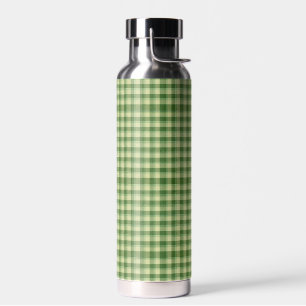 Bouteille D'eau Journée de la Saint Patrick à Plaid Vert