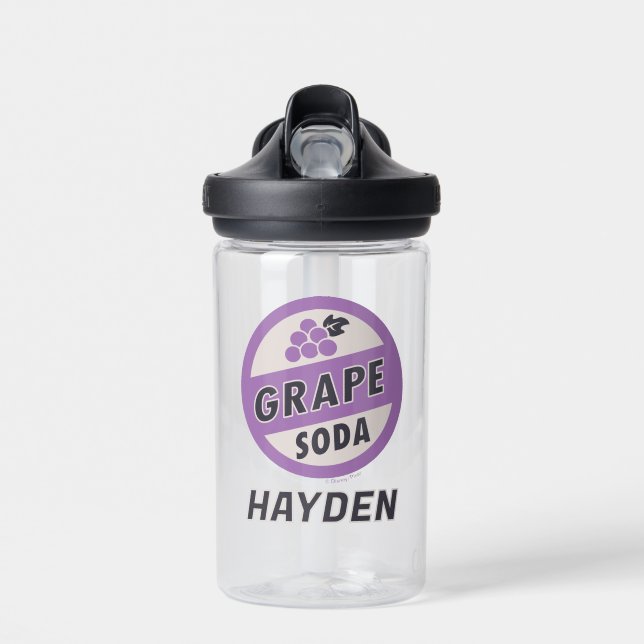 Bouteille D'eau JUSQU' | Soda de raisin (Avant)