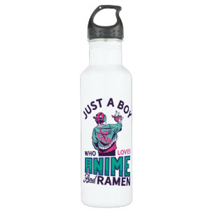 Bouteille D'eau Juste un garçon qui aime l'animation et l'animati