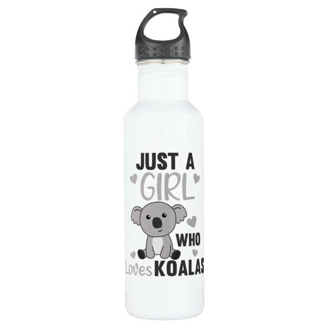 Bouteille D'eau Juste Une Fille Qui Aime Koalas Cute Koala Ours (Devant)