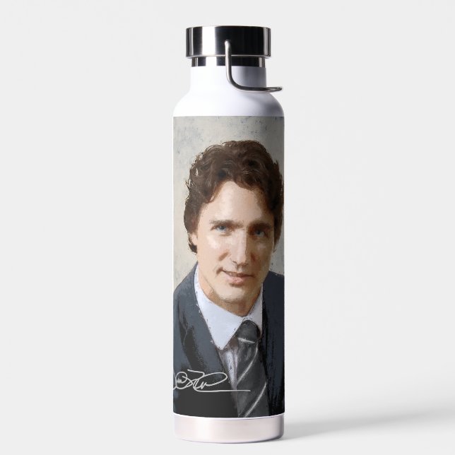 Bouteille D'eau Justin Trudeau (Gauche)