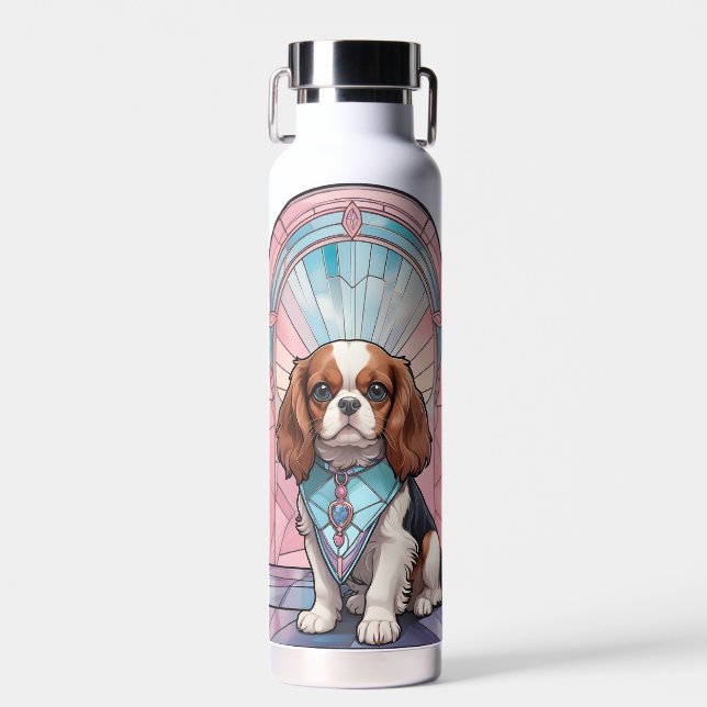 Bouteille D'eau Kawaii Cavalier King Charles Pastel (Avant)