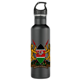 Bouteille D'eau Kenya Armoiries Drapeau souvenir Nairobi
