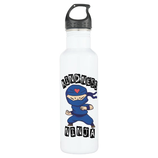 Bouteille D'eau Kindness Ninja (Devant)