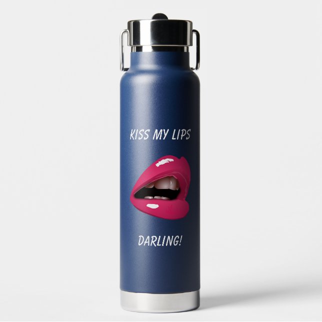 Bouteille D'eau Kiss My Lips Darling - LGBTQ (Salle de sport)