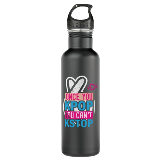 Bouteille D'eau Kpop Kpop Vêtements Kpop Musique Kpop (Devant)