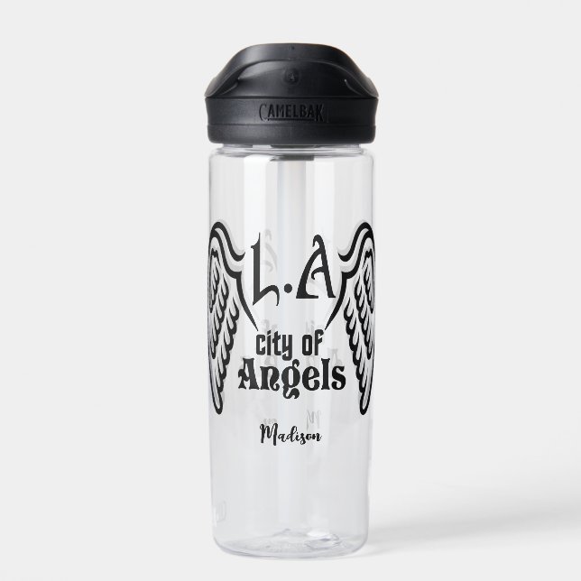 Bouteille D'eau L.A. Wings nom personnalisé (Arrière)