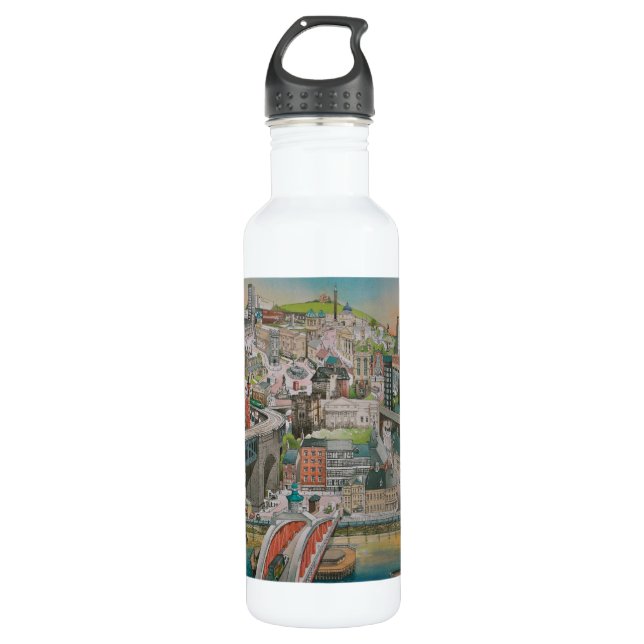 Bouteille D'eau La liberté de Newcastle de ponts (Devant)