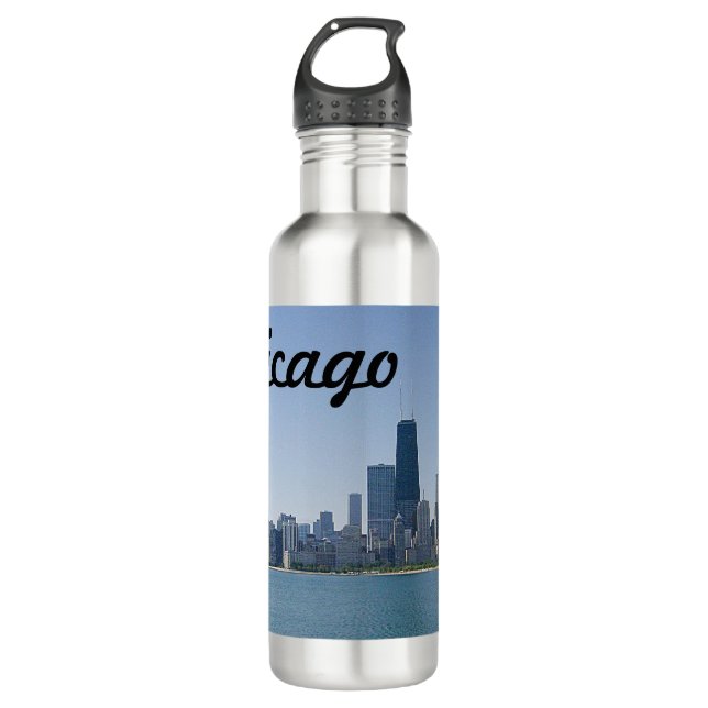 Bouteille D'eau La ligne aérienne de Chicago (Devant)