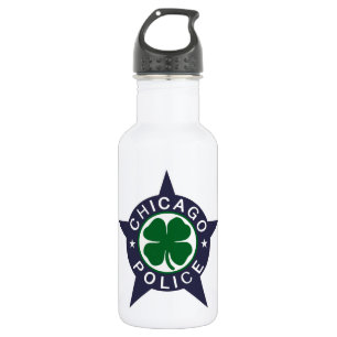 Bouteille D'eau La police de Chicago d'Irlandais Badge la
