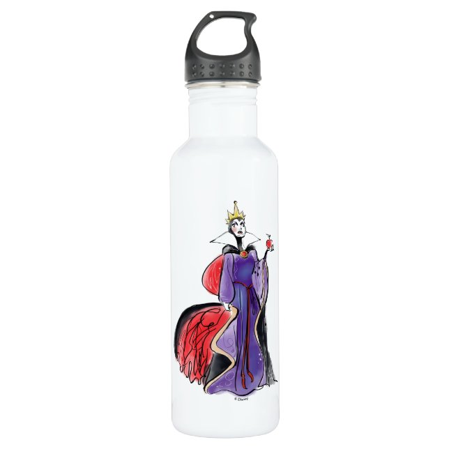 Bouteille D'eau La Reine du Mal| Dans la pensée malsaine (Devant)