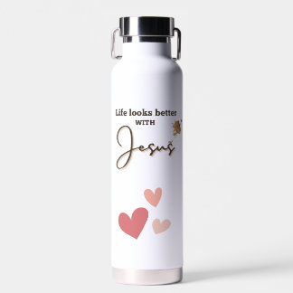 Bouteille D'eau La vie est meilleure avec Jésus
