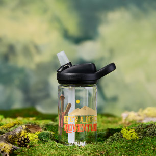 Bouteille D'eau La vie est une aventure désertique