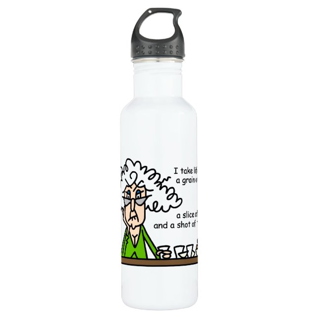 Bouteille D'eau La vie et l'Humour de Tequila (Devant)