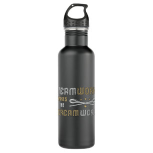 Bouteille D'eau Lacrosse Player Lax Sport Teamwork Drôle cadeau