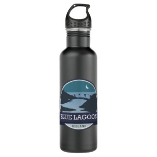 Bouteille D'eau Lagon Bleu Islande Long