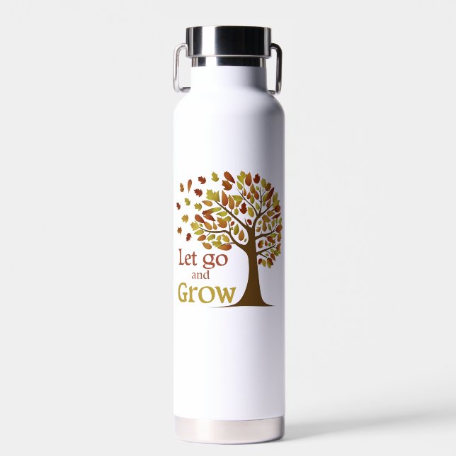 Bouteille D'eau Laisser Aller Et Cultiver L'Arbre (Avant)