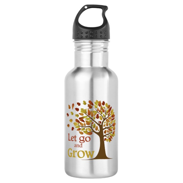 Bouteille D'eau Laisser Aller Et Cultiver L'Arbre (Devant)