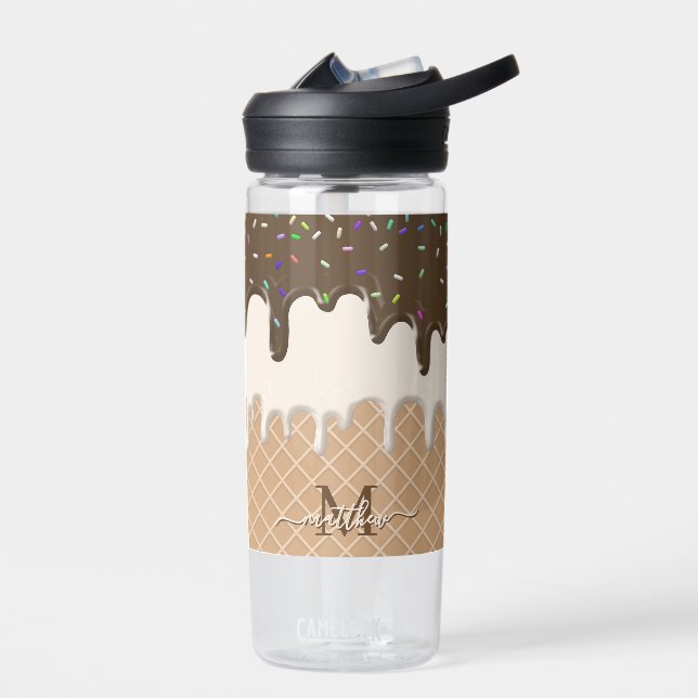 Bouteille D'eau Laisser sécher Chocolat Crème glacée gaufre Cone M (Gauche)