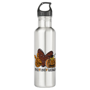 Bouteille D'eau L'amour de la paix Halloween