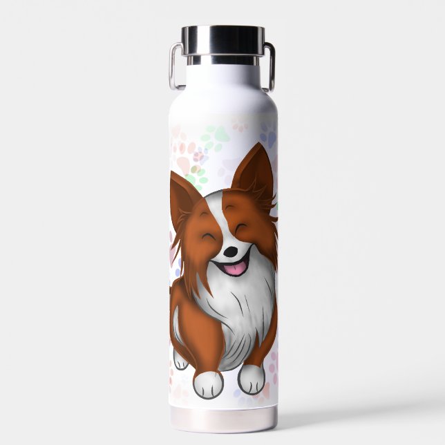 Bouteille D'eau L'amour des chiots (Avant)
