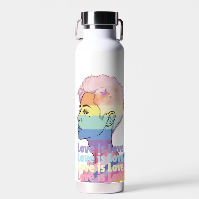 Bouteille D'eau L'amour est l'amour (Avant)