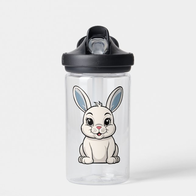 Bouteille D'eau Lapin Blanc (Avant)