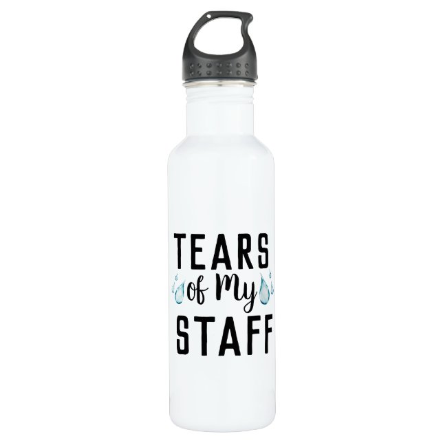 Bouteille D'eau Larmes de mon personnel Monde meilleur patron touj (Devant)