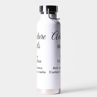 Bouteille D'eau L'aventure commence ajouter nom date année lieu
