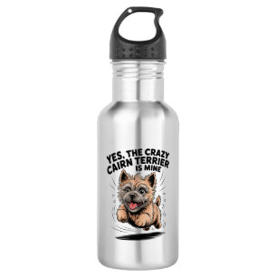 Bouteille D'eau Le Cairn Terrier Fou est à Moi