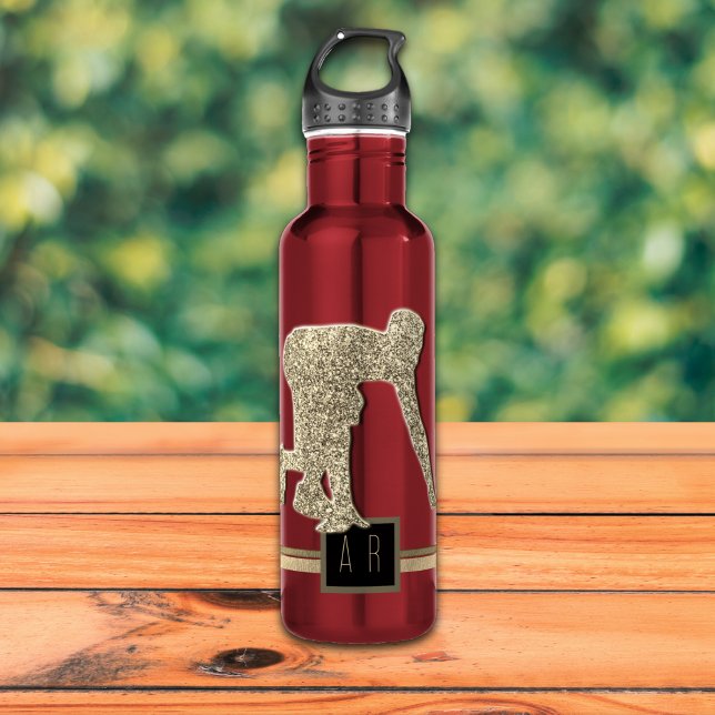 Bouteille D'eau Le coureur - Sports Monogrammed (Créateur téléchargé)