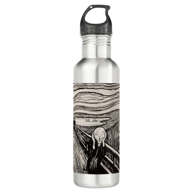 Bouteille D'eau Le cri Edvard Munch (Devant)
