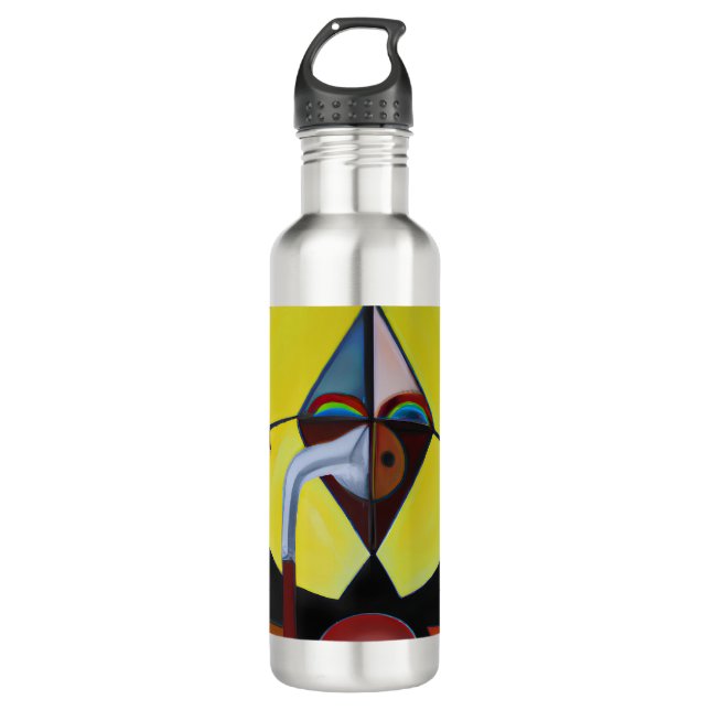 Bouteille D'eau Le docteur de la peste - Peinture à l'huile (Devant)
