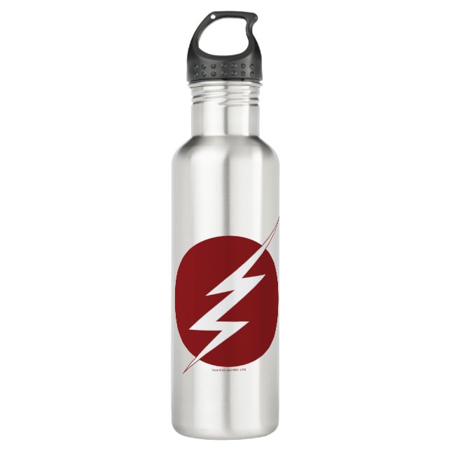 Bouteille D'eau Le Flash | Logo du boulon éclair (Devant)