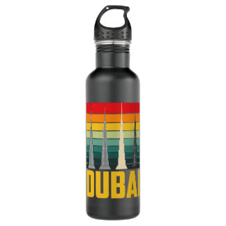 Bouteille D'eau Le gratte-ciel Burj Khalifa de Dubaï dans United A