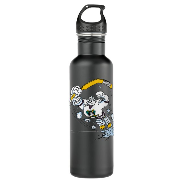Bouteille D'eau Le hockey de la LNH des Puissants Canards essentie (Devant)