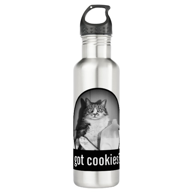 Bouteille D'eau Le Lait De Chat De Juge (Devant)