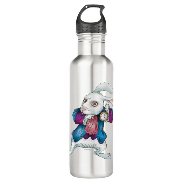 Bouteille D'eau Le Lapin Blanc| Recherche de Wonderland 2 (Devant)