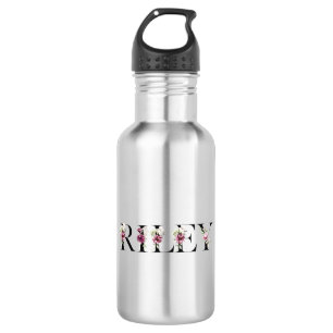 Bouteille D'eau Le nom de Riley. Je m'appelle Riley.
